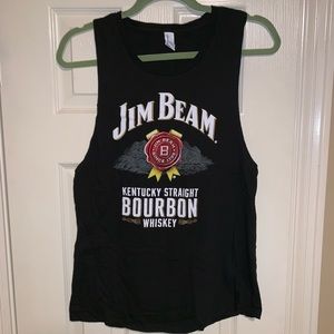 JIM BEAM TANK TOP, WHISKEY, ALCOHOL
